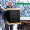 WinterShield 600D-Enhanced Beehive Protection Wrap with Thermal & Windproof Layers