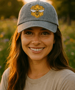 Save the Bees Printed Baseball Cap