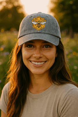 Save the Bees Printed Baseball Cap